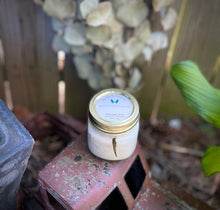 Load image into Gallery viewer, Eucalyptus and Tea Leaves 7 Oz Mason Jar
